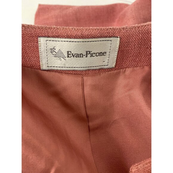 Vintage Evan-Picone Womens Rose Pink Blazer Union Made Jacket - Picture 9 of 10